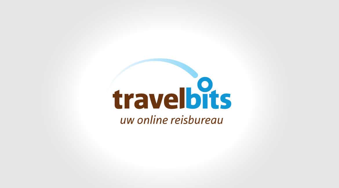 travelbits logo website design