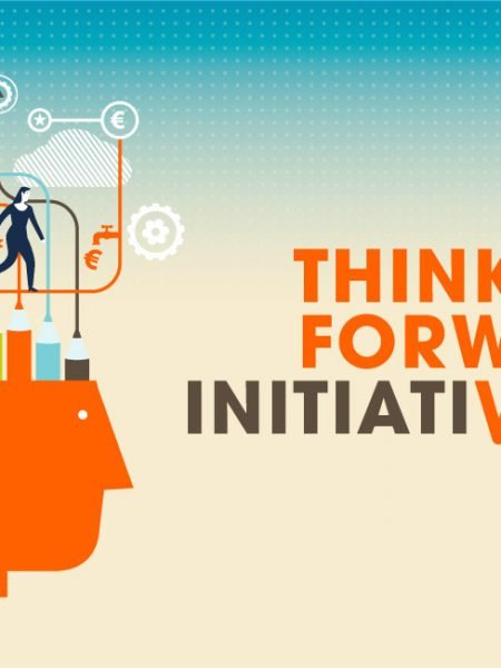 Think Forward Initiative concept beeldmerk en key visual